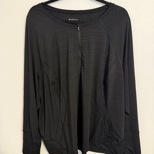 Athleta Charcoal Long Sleeve Shirt